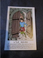 TINTIN CHROMOS L'ILE NOIRE  HERGE - Tintin