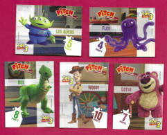 5 Cartes Collector Disney/Pixar.  Toy Story 3. - Disney
