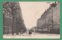 78 Mantes Rue Porte Aux Saints Éditeur R Girard, Phot Mantes - Mantes La Jolie