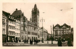 13792258 Basel BS Marktplatz Mit Rathaus Basel BS - Otros & Sin Clasificación