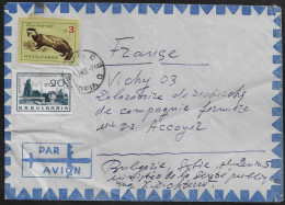 Bulgaria. Stamps C104 And 1263 On Airmail Letter, Sent From Sofia To France On 12.06.1966. - Lettres & Documents
