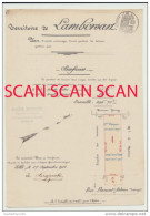 RARE Ancien Plan Original De Géomètre 1912 Territoire De LAMBERSART Plan & Surfaces Certifié Signé DESPRETS Lille - Topographische Karten