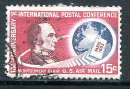 ETATS-UNIS- P.A Y&T N°62- Oblitéré - 3a. 1961-… Used