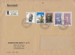 Luxembourg - Luxemburg  - Grande   Lettre    FDC   Recommandé   1973 - Revenue Stamps