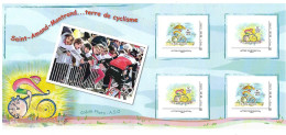 Collector De 4 Timbres Saint Amand Montrond Terre De Cyclisme Paris-Nice 2020 - Cycling