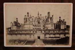 Photo 1880's Château De Chambord (41) Tirage Vintage Print Albumen Albuminé Format Cabinet CDC - Lieux
