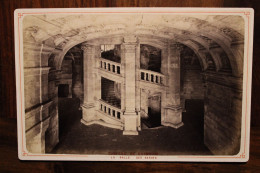 Photo 1880's Château De Chambord Salle Des Gardes (41) Tirage Vintage Print Albumen Albuminé Format Cabinet CDC - Lieux