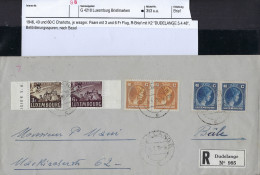 Luxembourg - Luxemburg  - Lettre  Recommandé  1948 - Storia Postale