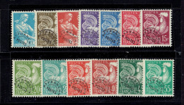 FRANCE PREO - SERIE N°106/118 - XX - X - TTB - 1953-1960