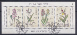 Vilda Orkidéer - Wild Orchids - Orchidées Sauvages - Wilde Orchideën - Blocchi & Foglietti