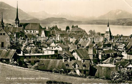 13756668 Zug Zugersee Panorama Mit Berneralpen Und Pilatus  - Altri & Non Classificati