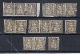 SUISSE Ca.1881: Lot De Neufs** Papier Mêlé - Unused Stamps