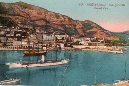 CPA - N - MONACO - MONTE CARLO - VUE GENERALE - Puerto