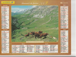 Calendrier-Almanach Des P.T.T 2003-Alpage Dans Les Aravis-Samoens -Département AIN-01-LAVIGNE - Formato Grande : 2001-...