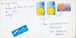 Portugal Cover Sent To Denmark 3-11-2004 Topic Stamps - Storia Postale