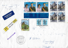 Luxembourg - Luxemburg  -  Lettre  Recommandé Par Avion - Storia Postale