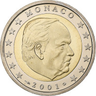 Monaco, Rainier III, 2 Euro, Proof / BE, 2001, Paris, Bimétallique, FDC - Mónaco