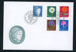 Schweiz Ersttagsbrief FDC Michel Nummer 786 - 790 - Usati