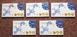 2003 DEUTSCHLAND BRD 5x KMS Kursmünzensatz Euro 2003 Münzen A D G F J - Ongebruikte Sets & Proefsets