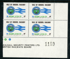 -GB-"Railway Letter Stamps" (**) - Ortsausgaben