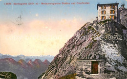 13724194 Saentis AR Gipfel Meteorologische Station Und Churfirsten Saentis AR - Altri & Non Classificati