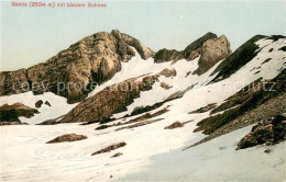 13724034 Saentis AR Mit Blauem Schnee Bergwelt Appenzeller Alpen Saentis AR - Autres & Non Classés