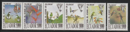 Ecuador  1995  Birds  Set  MNH - Colibrì