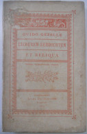 Liederen Eerdichten Et Reliqua Door Guido Gezelle 1893 Roeselare De Meester / Brugge Kortrijk - Poesía