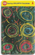 Singapore - Children's Paintings - Circles - 80SIGA (Normal 0) - 1996, 25.000ex, Used - Singapour