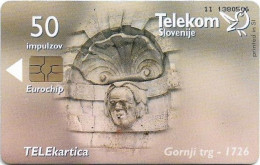 Slovenia - Telekom Slovenije - Water Well - Gornji Trg 1726, Gem5 Red, 01.2001, 50Units, 9.983ex, Used - Slovénie