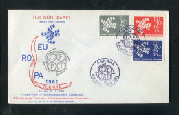 "TUERKEI" 1961, Mi. 1820-1822 "CEPT" FDC (5254) - FDC