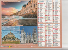 Calendrier-Almanach Des P.T.T 2022-Département AIN-01-LAVIGNE - Formato Grande : 2001-...