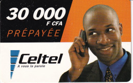 TARJETA DE BURKINA FASO DE 30000 FCFA DE CELTEL (HOMBRE-MAN) DATE 31/01/2004 - Burkina Faso