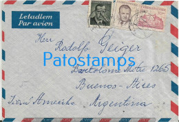 221486 CZECH REPUBLIC PRAHA COVER CANCEL YEAR 1949 CIRCULATED TO ARGENTINA NO POSTAL POSTCARD - Andere & Zonder Classificatie