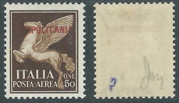1930 TRIPOLITANIA POSTA AEREA 50 CENT MH * - RA15 - Tripolitaine