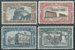 1927 TRIPOLITANIA MILIZIA 4 VALORI MH * - RA15-3 - Tripolitaine