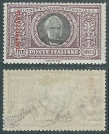 1924 TRIPOLITANIA MANZONI 5 LIRE MH * - RA27-6 - Tripolitaine