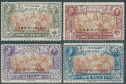 1923 TRIPOLITANIA PROPAGANDA FIDE 4 VALORI MNH ** - RA27-9 - Tripolitaine
