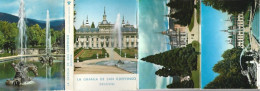 LIBRITO FLEXO DE POSTALES CON 21 VISTAS Y HOJAS CON PEQUEÑA HISTORIA.- LA GRANJA DE SAN ILDEFONSO - SEGOVIA.- ( ESPAÑA ) - Segovia