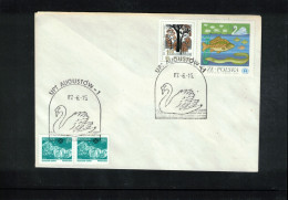 Poland / Polska 1987 Swan Postmark Interesting Cover - Swans