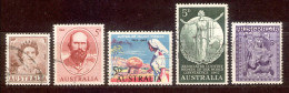 Australia Australien 1962 - Michel Nr. 316 - 320 O - Gebruikt