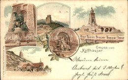 42436130 Kyffhaeuser Kaiser Wilhelm Denkmal Reiterstandbild Barbarossa Restauran - Bad Frankenhausen