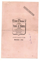 Buvard Au Petit St. Thomas Exposition Des Tissus Et Toilettes D'été + 8 Timbres Français Au Verso De 1943 - Kleidung & Textil