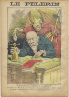 Mort Squelette Le Pélerin N° 1112 De 1898 Brisson Maçonnique Satirique - 1850 - 1899