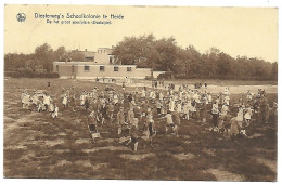 CPA Diesterweg's Schoolkolonie Te Heide, Op Het Groot Speelplein - Kalmthout