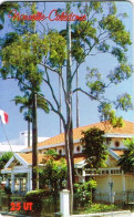 Nouvelle Caledonie Caledonia TELECARTE DRAPEAU NC 116 MUSEE VILLE NOUMEA MAIRIE BE - Nieuw-Caledonië