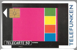 CARTE-PUCE-PRIVEE-PUBLIC-50U-EN66-GemA-05/91-TELEFUNKEN2-R° Mat--V°B15955-Utilisé-TBE/RARE - 50 Units