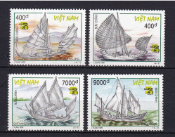 305 VIETNAM 1999 - Yvert 1807/10 - Bateau Voilier - Neuf ** (MNH) Sans Trace De Charniere - Viêt-Nam