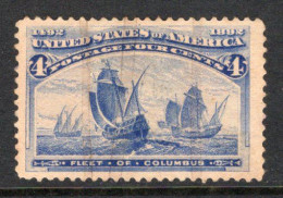 1893 USA 4C. DISCOVERY OF AMERICA MICHEL: 76 USED - Used Stamps