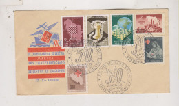 YUGOSLAVIA,1950 Zagreb  Nice. Cover Chess Dubrovnik - Lettres & Documents